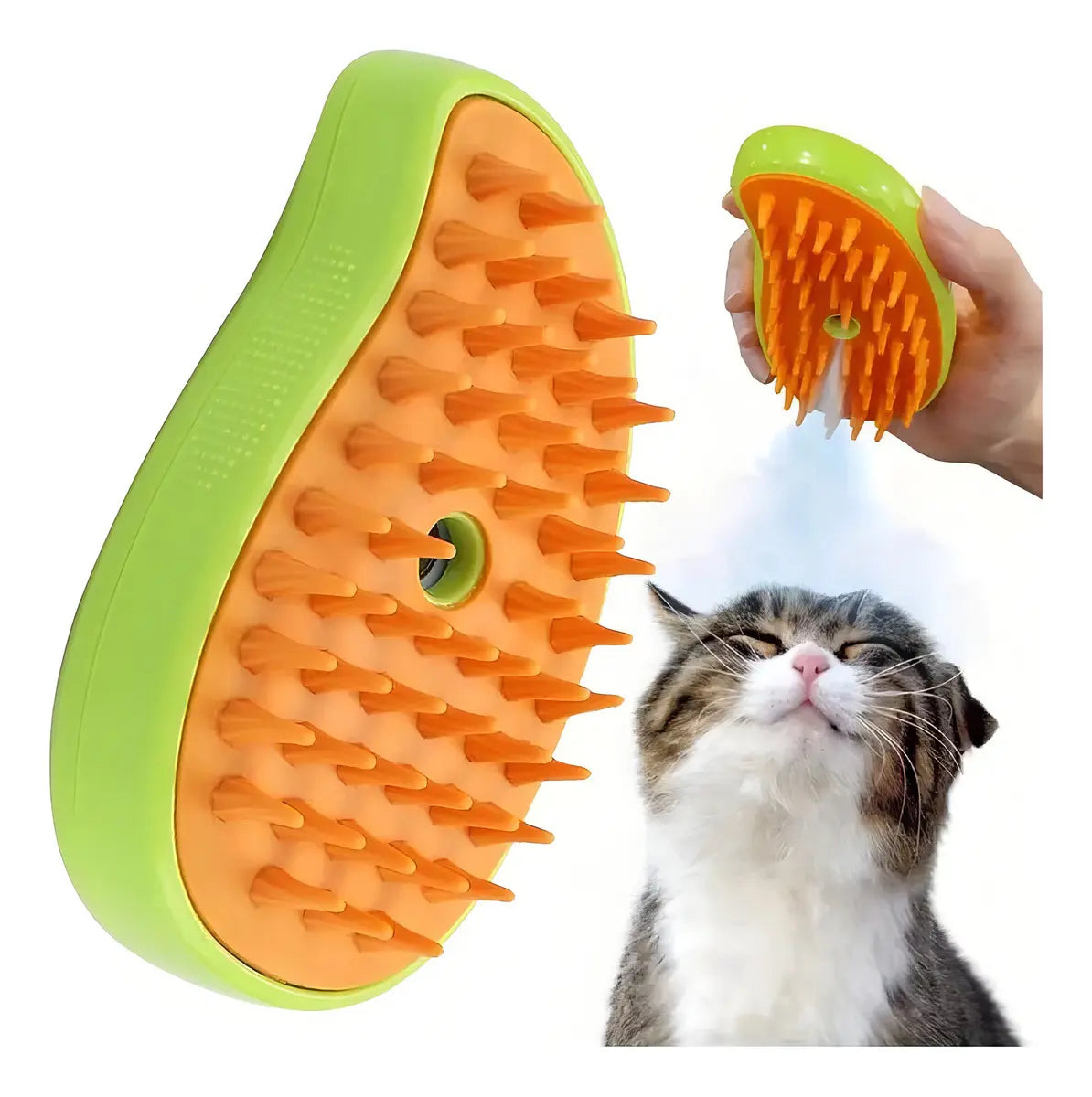 Cepillo Masajeador A Vapor Para Mascotas